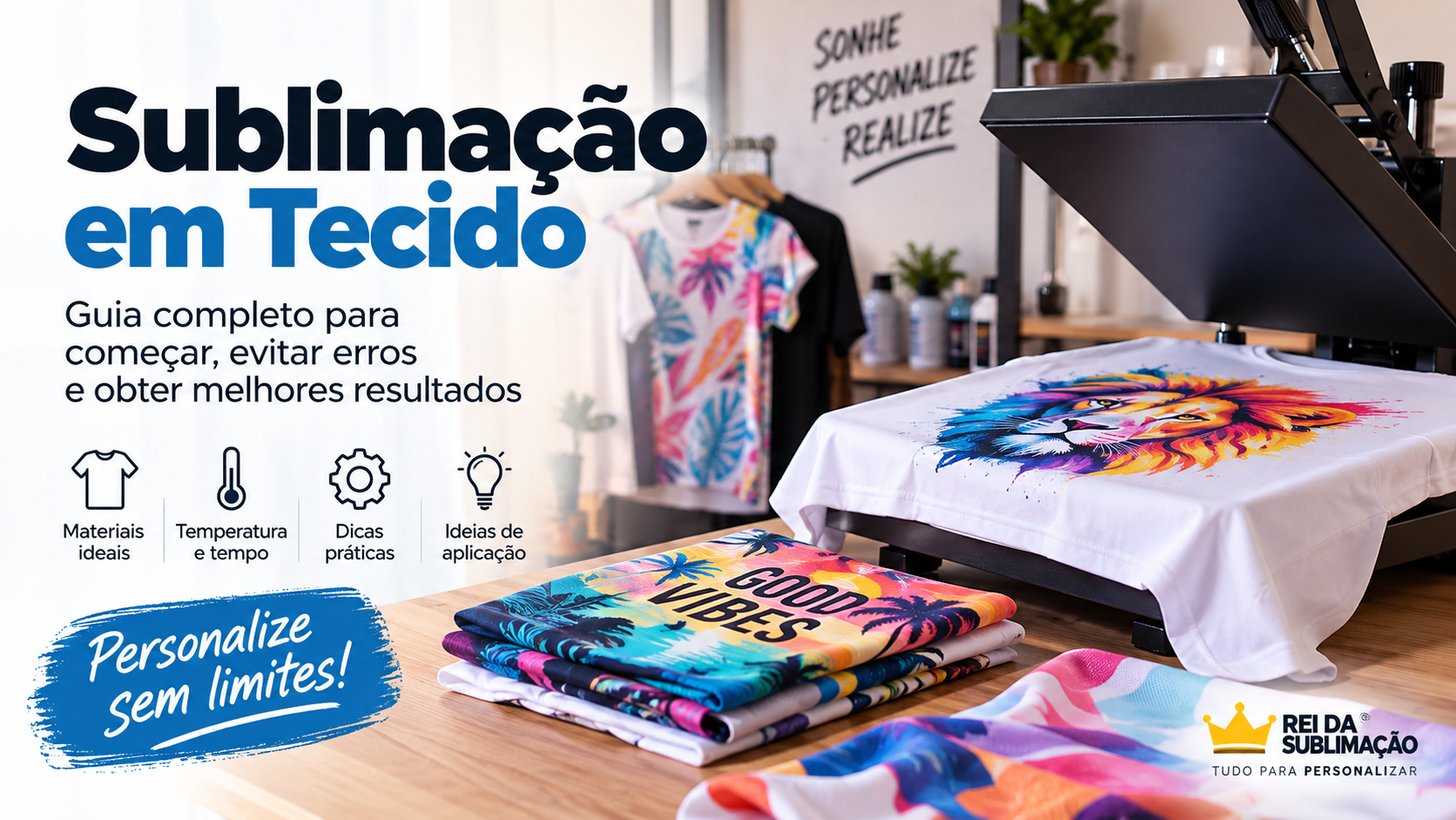 Sublimação em Tecido: Como Fazer e Quais Tecidos Usar